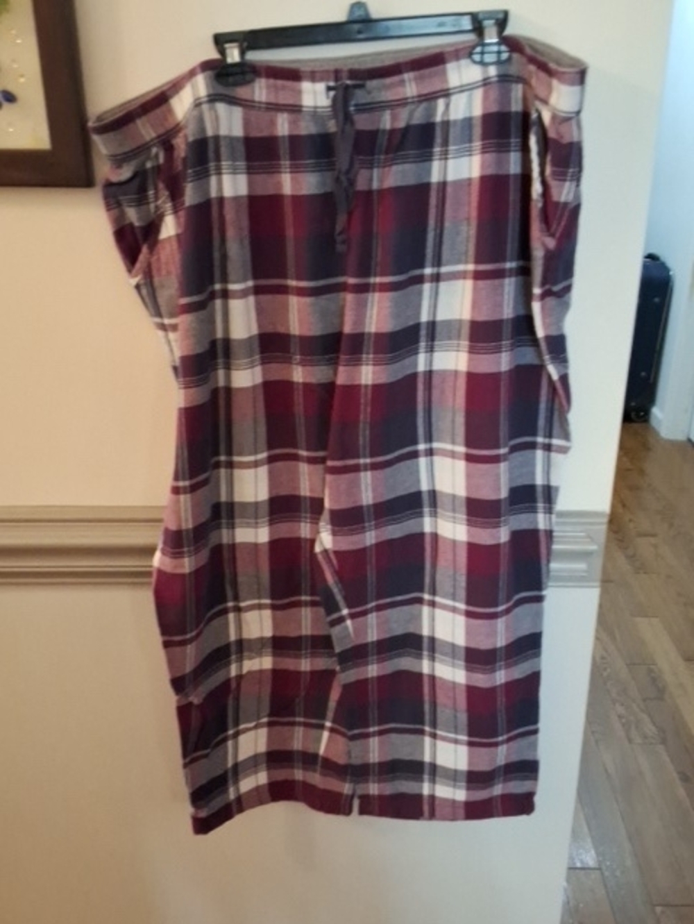 Sonoma Plaid Lounge Pants in Burgundy, Navy, and Gray